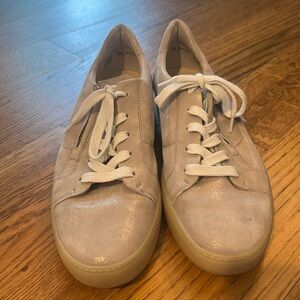 NEW Paul Green | Carla metallic tan leather low-top sneakers | WMS UK8.5 US 11.5